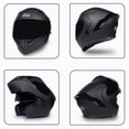 thumbnail image 4 of Casco modular Bluetooth para motocicleta, cara completa abatible aprobada por DOT, 4 of 7