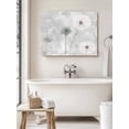 thumbnail image 6 of White Green Dandelion Wall Art for Living Room, Canvas Picture Wall Decor for Bathroom Bedroom, Grey Floral Leaves Painting Artwork for Office Kitchen Hallway Dining Room Home Decorations 24"x32", 6 of 8