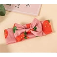 thumbnail image 2 of Styles I Love Infant Baby Girls Daddy's Girl and My Mommy's Bodysuit and Ruffle Shorts, Headband 3pcs Short Sleeve Outfit (18 Months, Strawberry), 2 of 7