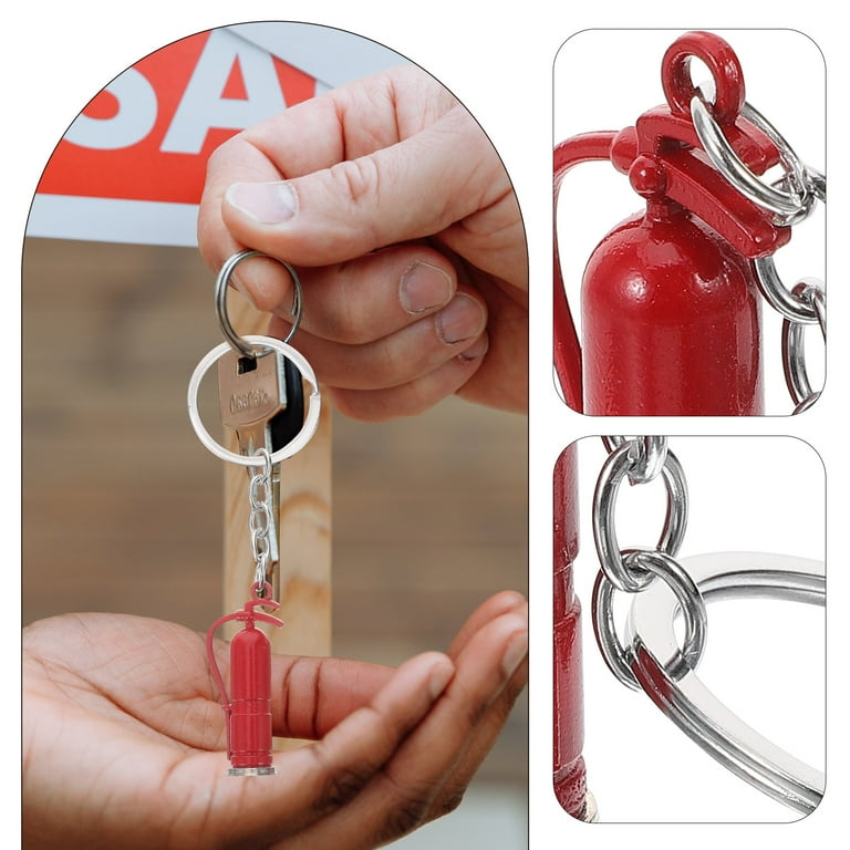 Raindrops Pcs Firefighter Keychain Fireman Keyring Firefighter