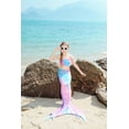 thumbnail image 2 of 3pcs Girls Swimsuit Mermaid Tail for Swimming Bathing suit Swimwear for girls 3-12 Years, 2 of 6
