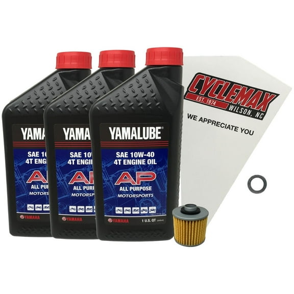 Cyclemax Genuine OEM Yamaha SR400 SR 400 Oil Change Kit