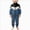A66-Blue, variant on 1-2 Years Toddler Boys 2 Piece Tracksuit Set Color Block Zip Up Jacket and Stripe Pants