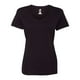 thumbnail image 1 of Camiseta con cuello en V Hanes Nano negra mediana S04V, 1 of 1