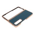 thumbnail image 4 of Folding Phone Case, Nano Electroplated Phone Case Anti Scratch Genuine Leather Precise Cut Anti Falling  For Work Black,Green,Blue,Grey, 4 of 8