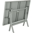 thumbnail image 6 of SAFAVIEH Dilettie Outdoor Patio Rectangular Folding Table, Grey, 6 of 6
