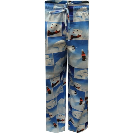 Coca Cola Polar Bears Modern Flannel Lounge Pants