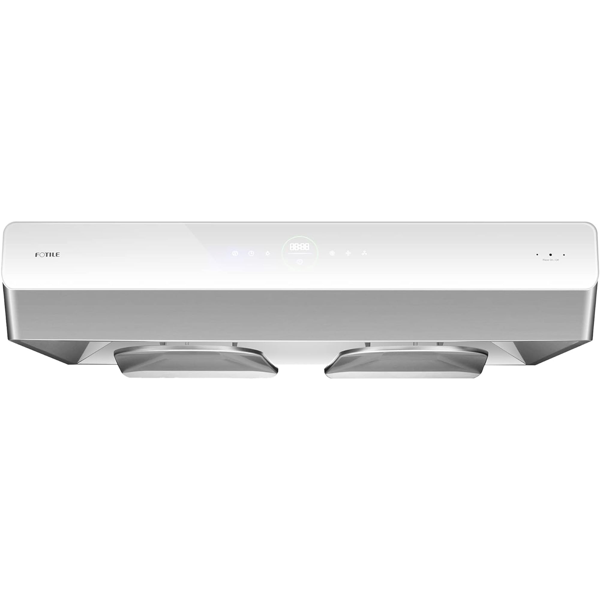 FOTILE Pixie Air UQG Stainless Steel Under Cabinet Range Hood, 850 CFMs Kitchen Over Stove Exhaust Vent with LED Lights Dual AC Motors, Motion Control and Touchscreen
