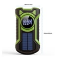 thumbnail image 3 of Radio meteorológica Solar AM/FM/NOAA, manivela impermeable de 5000mAh para acampar al aire libre, 3 of 9