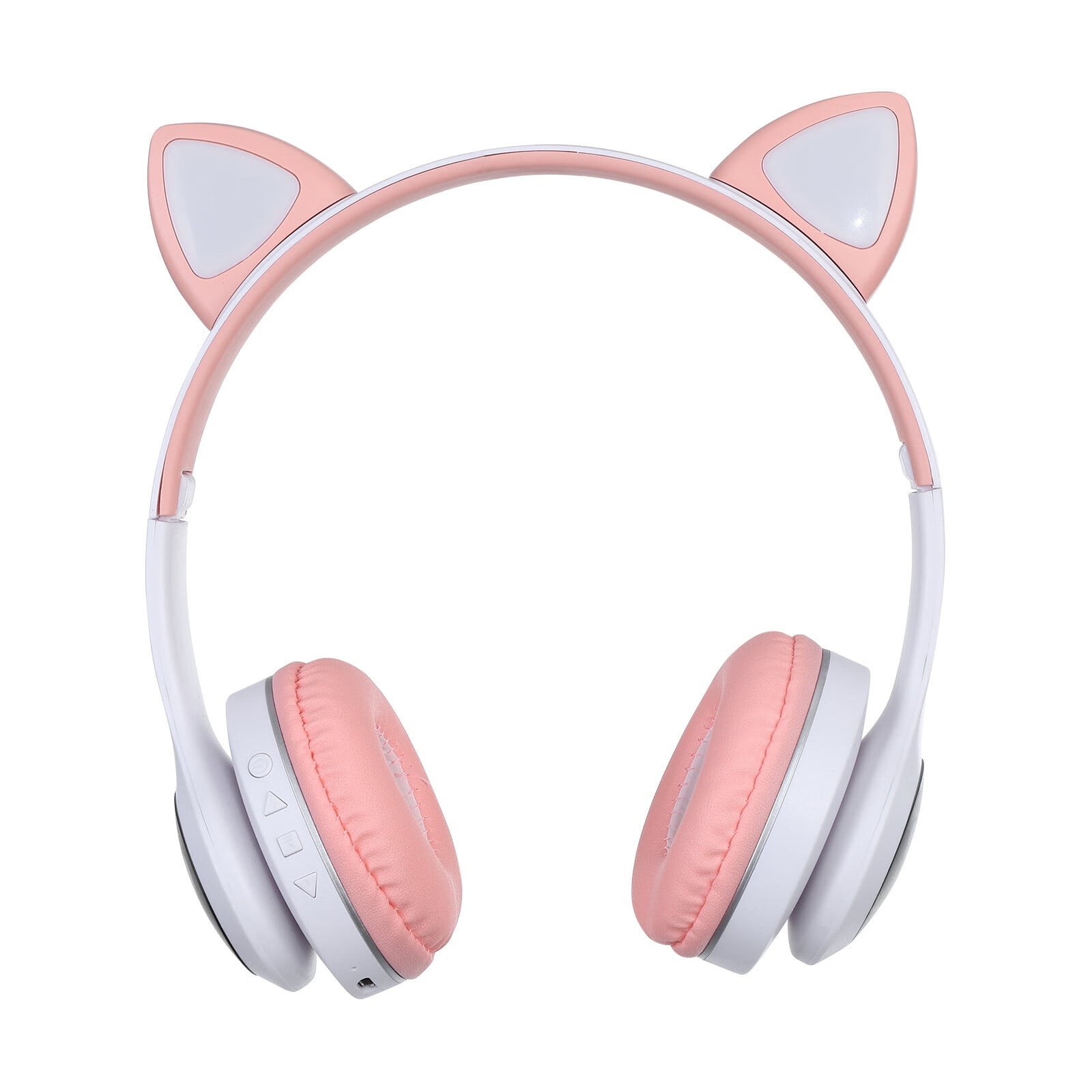 40mm Headphone Headmounted LED Luminous Cat Ear Stereo