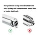 thumbnail image 4 of Rollo portarrollos de repuesto TuoXinem Chrome x2, 4 of 4