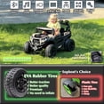 thumbnail image 5 of sopbost 24V Kids Electric Ride-On Toy Car, Ages 3–8, Max Speed 5 MPH, Battery-Powered Toy Vehicle with Remote Control, Quicksand, 5 of 7