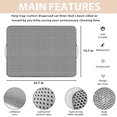 thumbnail image 3 of Cat Litter Mat with a handle design - Grey,23.6 * 15.7", 3 of 5