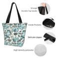 thumbnail image 4 of Pofeuu Flowers In Vintage Print Women Fashion Shoulder Handbags Top Handle Satchel Bags Tote Shoulder Shopping Bag Stylish Canvas Tote Bag, 4 of 6