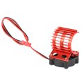 thumbnail image 1 of Fosa Motor Heatsink, Aluminum Electric Motor Heat Sink Upgrade Accessory Cooling Radiator Fins For 380/390 Motor 1/16 RC Car Boat Model With JST Plug, 1 of 8