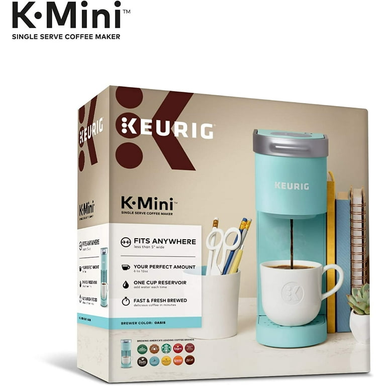 (新品)Keurig K-Mini シングルサーブ コーヒーメーカー オアシス Keurig K-Mini Strong Pod Single Serve Coffee Maker, Oasis