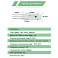 thumbnail image 2 of Mistaha Wireless Zigbee Soil Temperature Humidity Sensor with Stainless Steel Probe - Smart Gardening Tool for Plant Growth Monitoring - Real-time App Viewing - IP76 Waterproof Rating - 2xAA Battery, 2 of 6