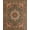 Brown Green Terracotta, Pattern 20, variant on ODIKA 8'x10' Washable Area Rug Non-Slip Chair-Friendly Mat Vintage Abstract Olive Geometric Mosaic With Earth Tone Diamond Accents for Dining Room, Large Office, Lounge