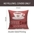 thumbnail image 2 of LALILO Throw Pillow Covers Cartoon Cup And Positive Hot And Fresh Cushion Cover 18" x 18", 1279 Pack, 2 of 6