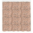 thumbnail image 2 of Ambesonne Flower Shower Curtain, Traditional Paisley Floral, 69"Wx70"L, Pastel Pink, 2 of 4