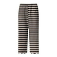 thumbnail image 4 of YDLCAFD Womens Solid Color Pocket Straight Tube Loose Stretch Pants Color Contrast Pants, 4 of 5