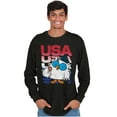 thumbnail image 3 of Tootsie Mr Owl Patriotic USA America Long Sleeve TShirt Men Women Brisco Brands M, 3 of 6