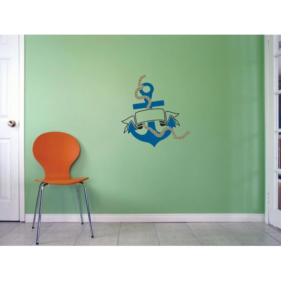 Custom Decals Anchor Wall Art Size: 20 Inches x 20 Inches Color: Multi