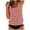 Pink, variant on Ohufall Womens Tummy Control Swimsuits Plus Size Blouson Printed Tankini Swimsuits 2 Piece Bathing Suits Tops with Boyshorts Modest Loose Fit Swimwear