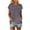 Dark Gray, variant on Summer Plus Size Tops for Womens 2025 Fashion Casual Short Sleeve Round Neck Print Ladies Blouse Gifts for Womens