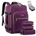 thumbnail image 1 of Mochila de viaje para portátil LOVEVOOK 50 L, impermeable, 45 cm, con cubos, 1 of 8