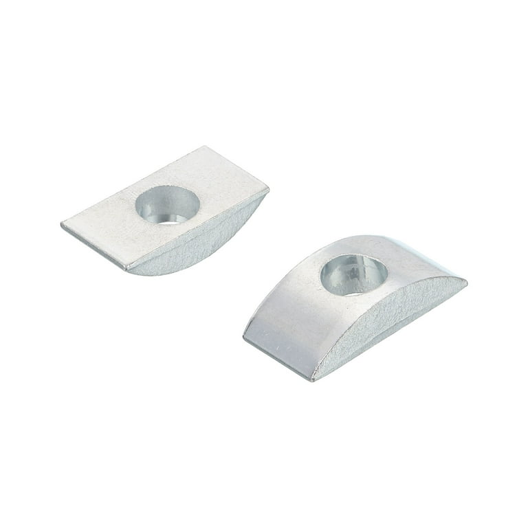 うずまき Uxcell 12pack M8 Half Moon Nuts Washers, Iron Solid Half