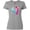 Athletic Heather, variant on Inktastic Mermaid And Dolphin, Mermaid With Pink Hair Women's T-Shirt