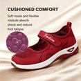 thumbnail image 5 of CHICVOMEY Comfortable Women's Sneakers Lightweight Hook‑and‑Loop Mary Jane Shoes Breathable Mesh Walking Shoes Ideal for Daily Wear & Walking, 5 of 8