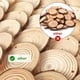 thumbnail image 5 of Lieonvis 30 Pzas de Rodajas de Wood Natural Unfinished Kit de Registro de Madera Chip de Wood Preperforado con Cuerda Círculos de Madera Redondos para Pintura Artesanal Manualidades Decoraciones de Boda Adornos de Navidad, 5 of 8