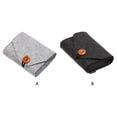thumbnail image 3 of Transemion Compact And Portable Cable Organiser Bag Solution For Cable Management Well Organized Felt Easy dark grey, 3 of 6