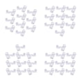 thumbnail image 1 of 2x 20x Clips de Cable Adhesivos Clips de Alambre Organización de Cable Organizador de Cable Cuerda Alambre Macarena Abrazadera de cable, 1 of 8