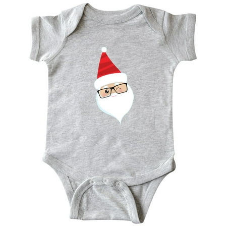 

Inktastic Santa Claus Hipster Santa Winking Santa Red Hat Gift Baby Boy or Baby Girl Bodysuit