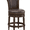 Walnut/Brown, variant on ROME OAK Runyan Swivel Counter Barstool, High Back, Dark Walnut Brown Vegan Leather