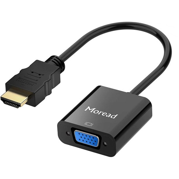 10m Roku HDTV HDMI to VGA Adapter Cable Gold Plated 1080P Active HDMI Digital to VGA Analog Video Adapter Converter Cable for Desktop Raspberry Pi Xbox Projector