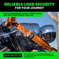 thumbnail image 3 of Rhino USA Heavy Duty 1.6 x 17 inch Soft Loop Tie Down Straps - 5,000 lbs Break Strength (Orange 4pack), 3 of 7