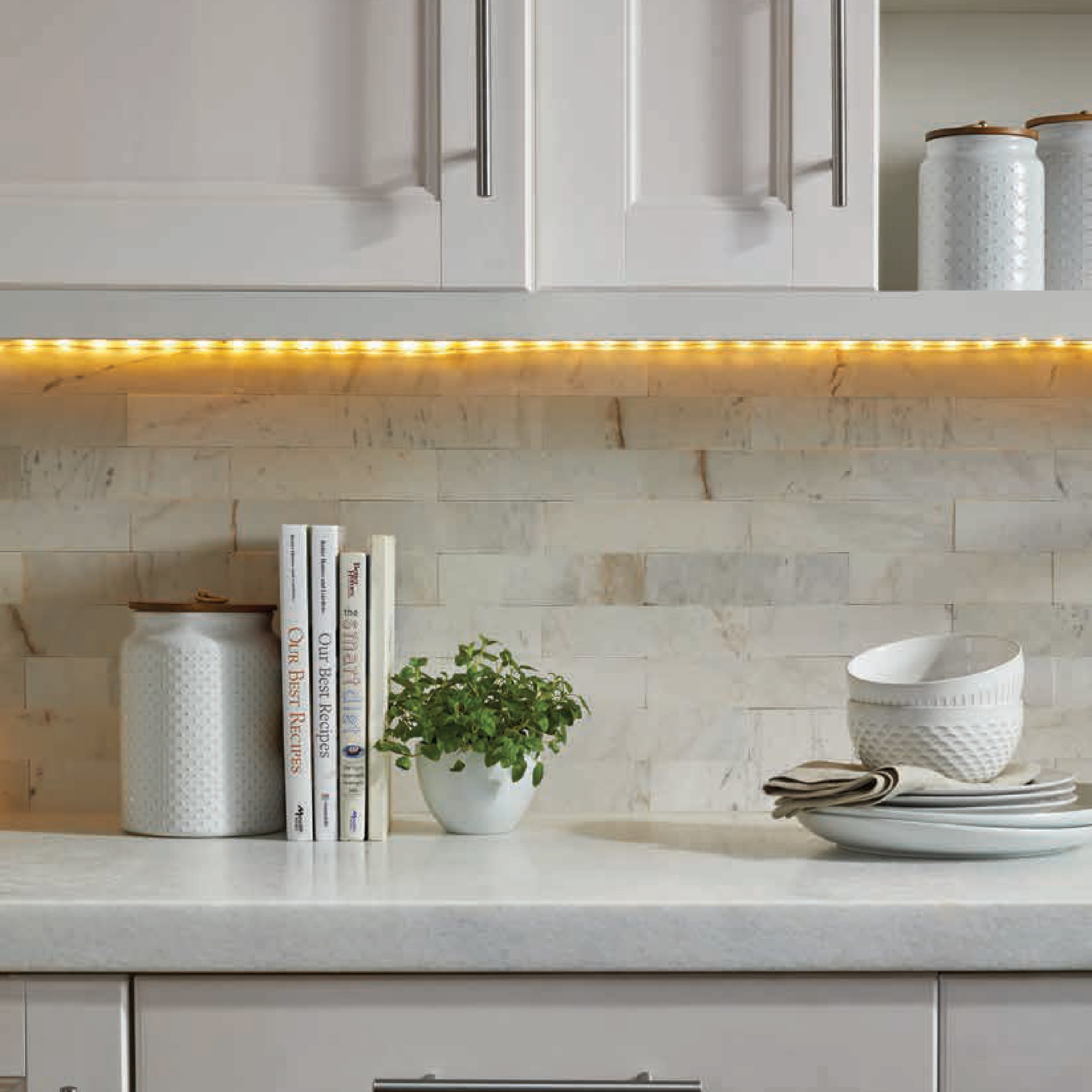 Better Homes & Gardens 120 Volt, 12 Watt, 16FT Soft White LED Strip Light For Indoor or Outdoor Use