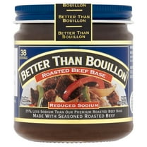Better Than Bouillon Reduced Sodium Roasted Beef Base, Shelf-Stable, 8 oz