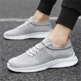 thumbnail image 2 of Sopiago Running Shoes for Men Men's Hiking Breathable Lightweight Shoes Outdoor Mesh Walking Shoes Trekking Training Water Sneakers Gray,40, 2 of 5