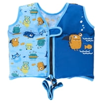 SwimWays Swim Vest, Blue Monster