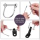 thumbnail image 3 of BRILLAR Juego de acopladores para remolque de bicicleta, adaptador de enganche de conector de acero con multiherramienta de copo de nieve, 3 of 5