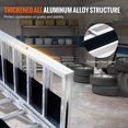 thumbnail image 4 of STAWAY 85" x 54" Extra Wide Aluminum Tri-Fold Loading Ramp - 1500LBS Capacity, Anti-Slip, Perfect for Snowmobiles, ATVs, Lawn Equipment - Durable & Portable, 4 of 9