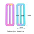 thumbnail image 5 of thinsony Scuba Diving Harness 5cm Weight Belt Keeper Slider Slide Buckle 60x22mm, 5 of 5