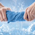 thumbnail image 6 of AUNVITO Sports Cooling Towel 16 x 31 Inch Polyester Cooling Ice Towel with Silicone Sleeve for Gym Workout Running Outdoor Activity and Travel, 6 of 9