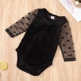 thumbnail image 4 of One opening Jumpsuit with Velvet Lace Accents for Baby Girls, 4 of 5