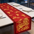 thumbnail image 3 of Chemin de Table Année du Cheval 33x183 cm D – Déco Festive de Table à Manger pour le Nouvel An, les Fêtes et les Réunions de Famille, 3 of 7